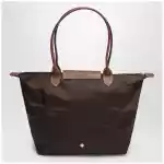 Longchamp Moka Le Pliage Original L bag