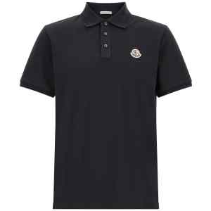 Moncler Logo Patch Polo Shirt