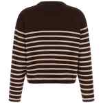 Moncler Striped Sweater With Embroidery