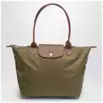 Longchamp Olive Le Pliage Original M bag