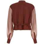 Brunello Cucinelli Silk Sleeves Blouse
