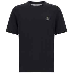 Brunello Cucinelli Logo Embroidery T-shirt