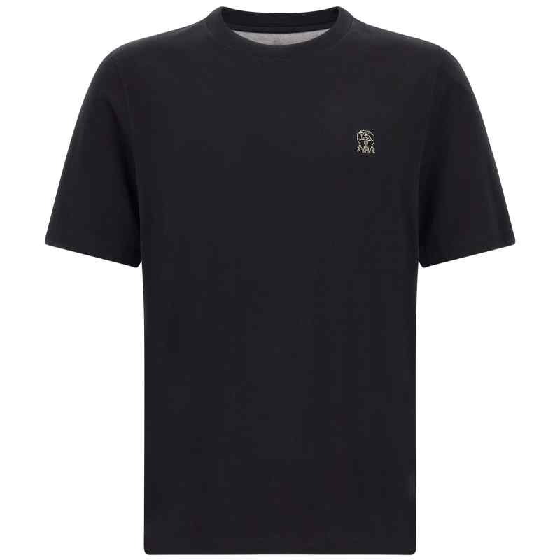 M0B138440CZ178_01_M_2026-06-19T15-40-48.741Z-3 Brunello Cucinelli Logo Embroidery T-shirt