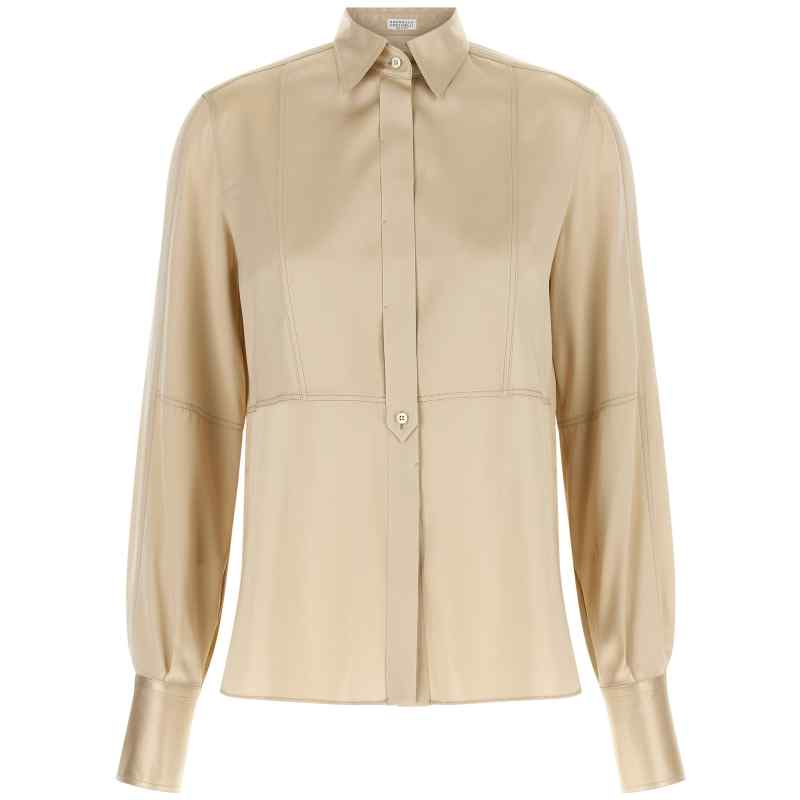 M0C59NR516C9643_01_M_2026-06-22T15-59-39.339Z Brunello Cucinelli Satin Silk Shirt