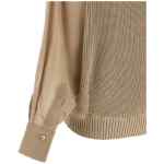 Brunello Cucinelli Organza Sleeve Cardigan