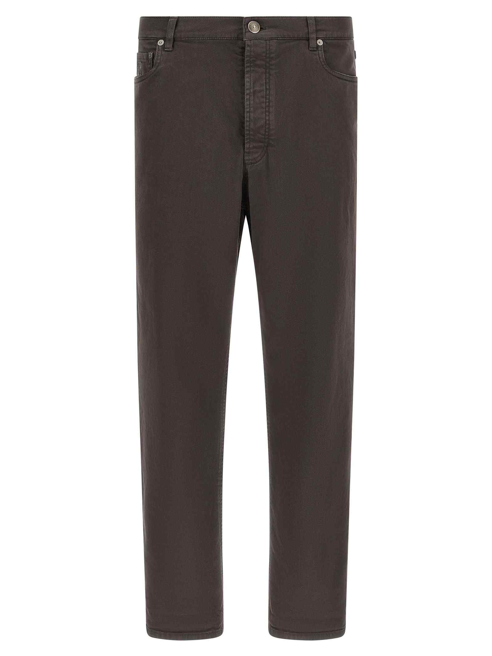 Brunello Cucinelli Garment-dyed Denim Jeans