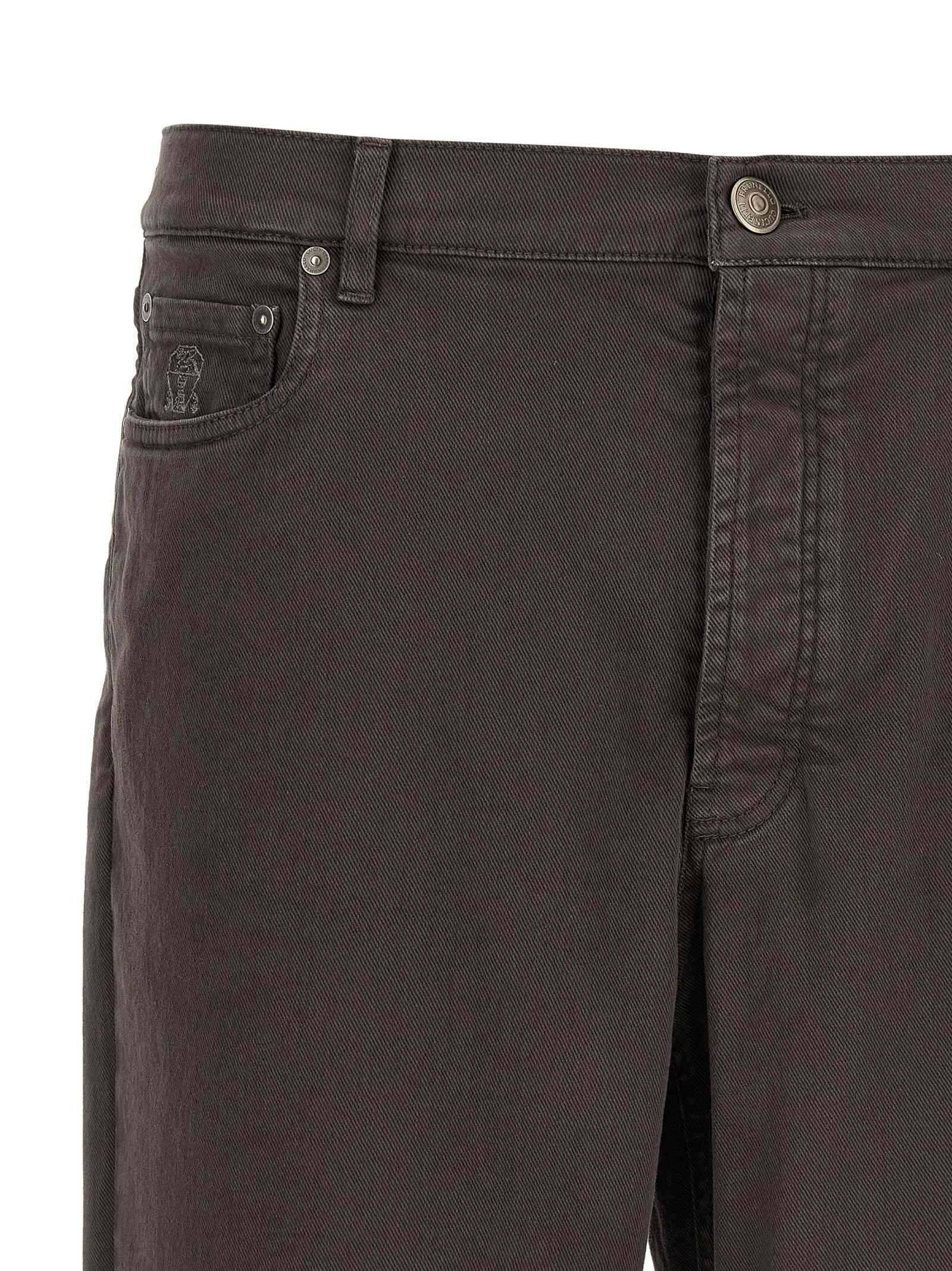 Brunello Cucinelli Garment-dyed Denim Jeans