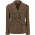 Brunello Cucinelli Donegal Wool Double-breasted Blazer