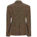 Brunello Cucinelli Donegal Wool Double-breasted Blazer