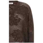Brunello Cucinelli Flower Lace Sweater