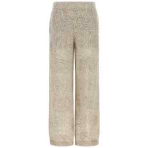Brunello Cucinelli Dazzling Abstact Leaf Pants