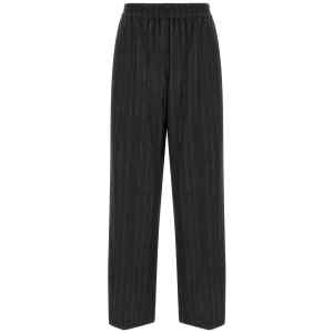 Brunello Cucinelli Micro Sequin Pinstripe Pants