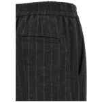 Brunello Cucinelli Micro Sequin Pinstripe Pants