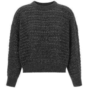 Brunello Cucinelli Dazzling Braids Sweater