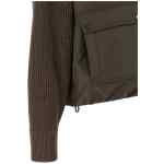Brunello Cucinelli Knit Insert Down Jacket