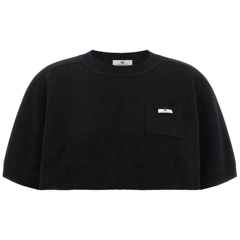 MK11T66E2110_01_M_2026-07-24T10-30-21.839Z Elisabetta Franchi Wool And Cashmere Top