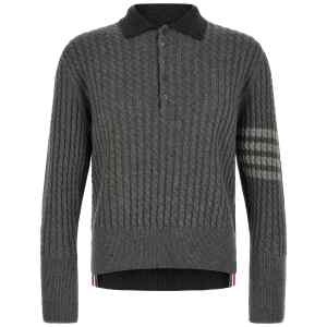 Thom Browne 2-in-1 Trompe Loeil Polo Shirt
