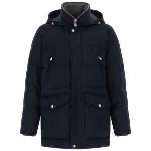 Brunello Cucinelli Wool Flannel Parka