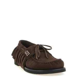J.w.anderson Suede Volant Boat Shoe