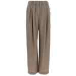 Brunello Cucinelli Light Pants With Pleats