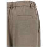 Brunello Cucinelli Light Pants With Pleats
