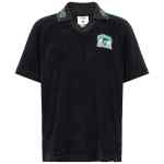 Casablanca Towelling Jacquard Polo Shirt