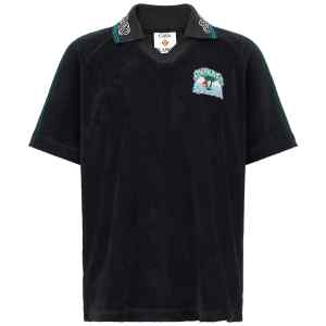 Casablanca Towelling Jacquard Polo Shirt