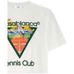 Casablanca Tennis Club Front Print T-shirt