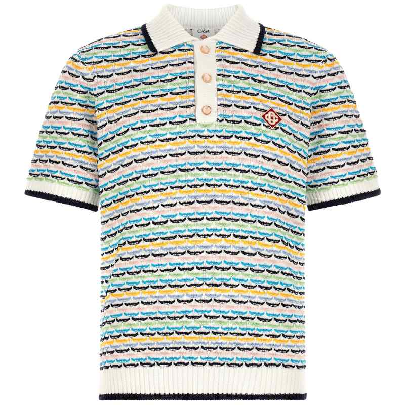 MPF26KW126001MULTI_01_M_2026-07-20T09-05-54.428Z Casablanca Tuck Stitch Polo Shirt