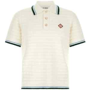 Casablanca Bouclé Polo Shirt