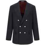 Brunello Cucinelli Silk Twill And Linen Délavé Blazer