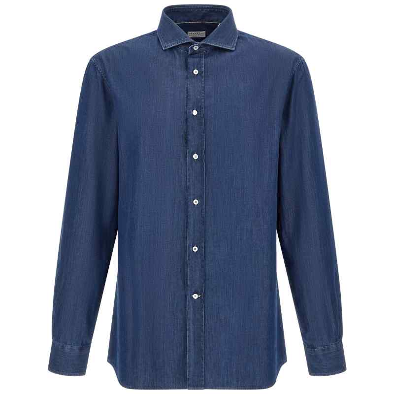 MR6830627C003_01_M_2026-06-18T06-41-01.63Z Brunello Cucinelli Denim Shirt