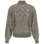 Brunello Cucinelli Dazzling Abstract Leaf Sweater