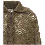 Brunello Cucinelli Dazzling Abstract Leaf Cardigan