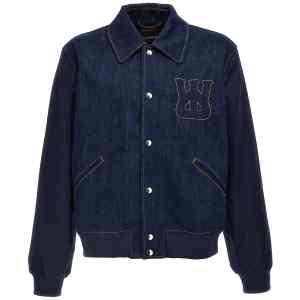 Wales Bonner The Echo Denim Varsity Jacket