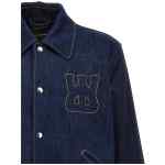 Wales Bonner The Echo Denim Varsity Jacket
