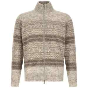 Brunello Cucinelli Nordic Jacquard Cardigan