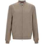 Brunello Cucinelli Light Flannel Bomber Jacket