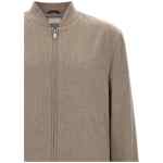 Brunello Cucinelli Light Flannel Bomber Jacket