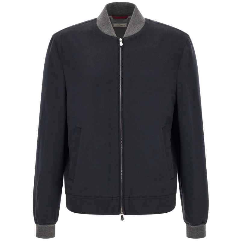 MV4216550CZ170_01_M_2026-06-18T06-41-13.995Z-1 Brunello Cucinelli Light Flannel Bomber Jacket
