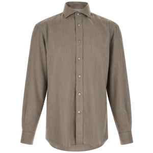 Brunello Cucinelli Herringbone Shirt