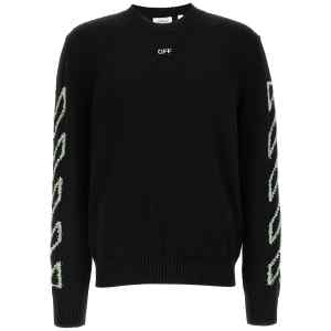 Off White Diag Outline Sweater