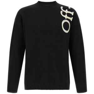 Off White Vertical Bookish Sweater