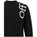 Off White Vertical Bookish Sweater