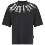 Palm Angels Craquelé Gothic Print T-shirt