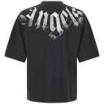 Palm Angels Craquelé Gothic Print T-shirt