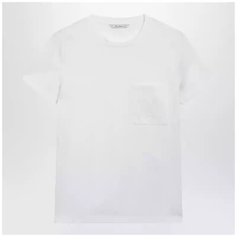 Max Mara White cotton jersey T-shirt