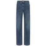 Elisabetta Franchi Logo Embroidery Jeans