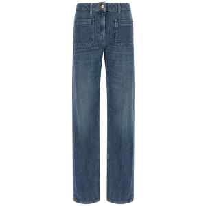 Elisabetta Franchi Logo Embroidery Jeans