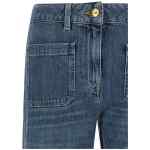Elisabetta Franchi Logo Embroidery Jeans